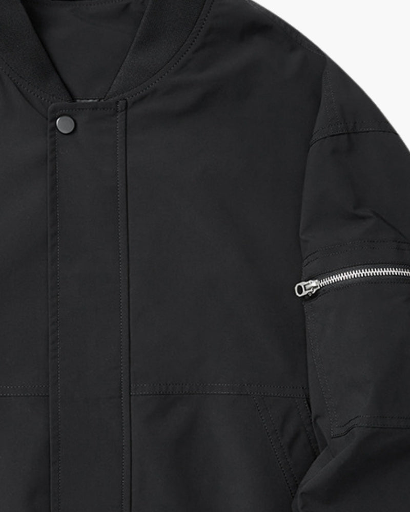 Jaqueta Bomber Minimalista