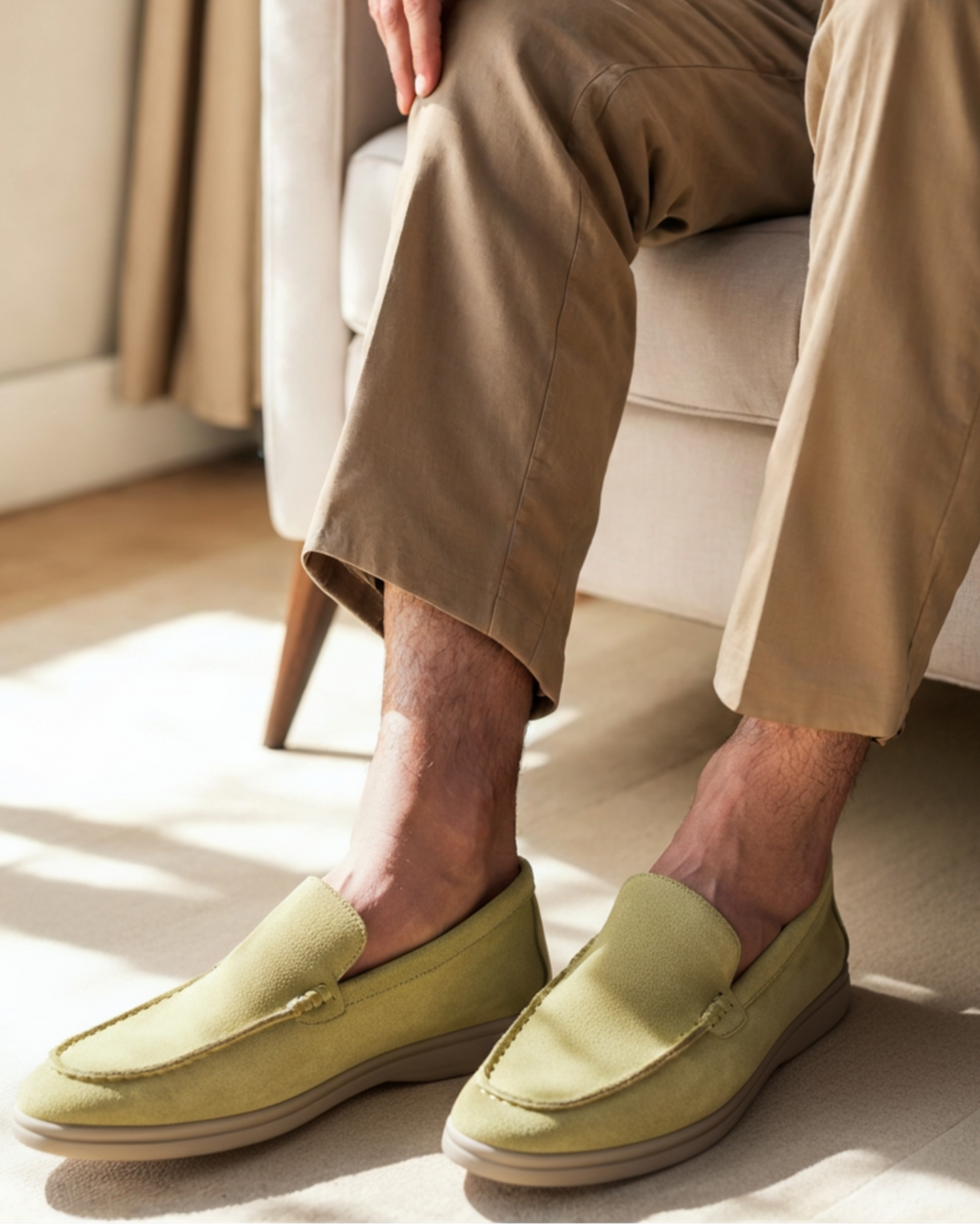 Mocassins de Camurça Premium
