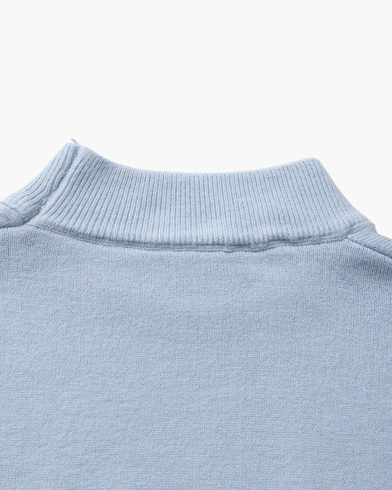 Essential Ribbed High Neck Sweater