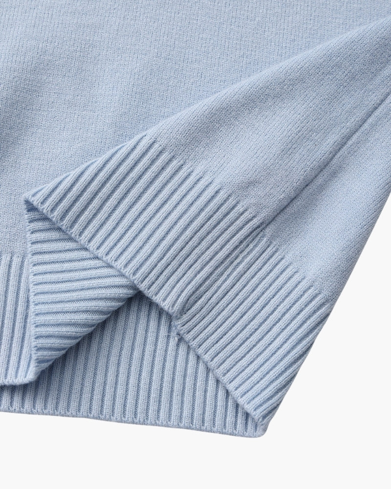 Essential Ribbed High Neck Sweater