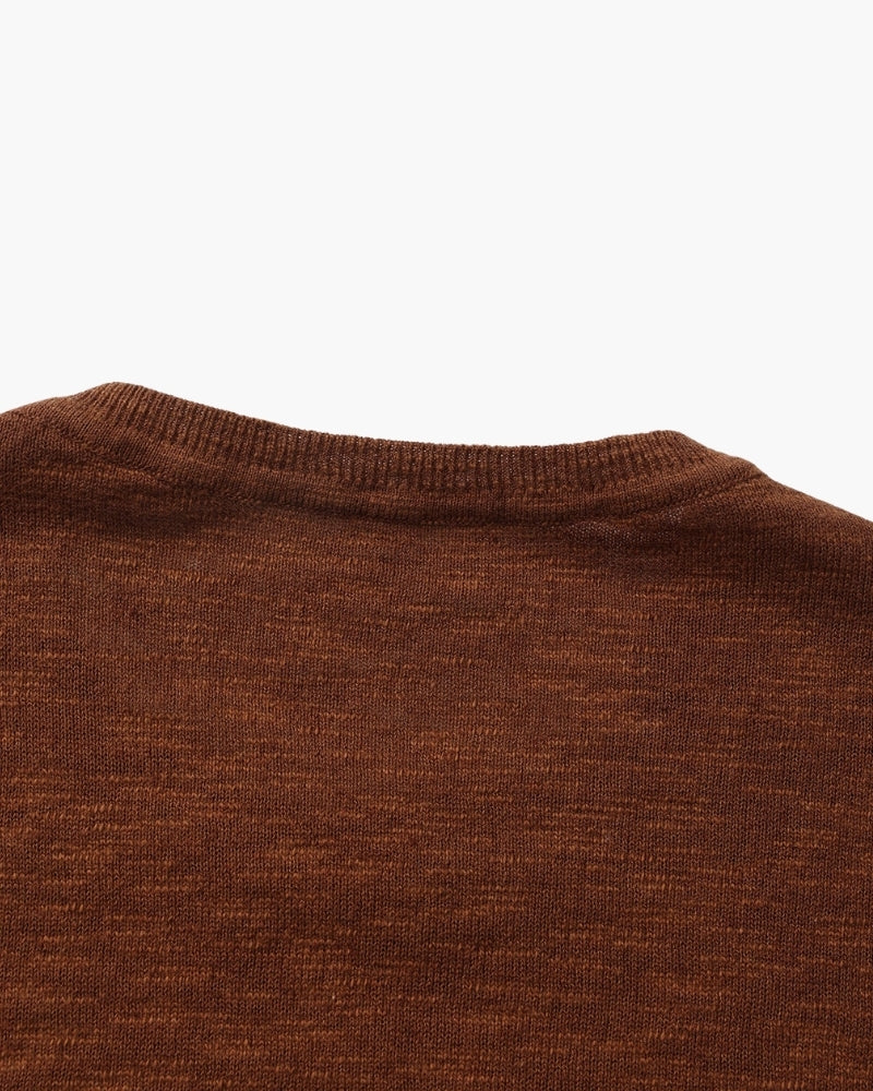 Essential Linen-Cotton Round-Neck Jumper