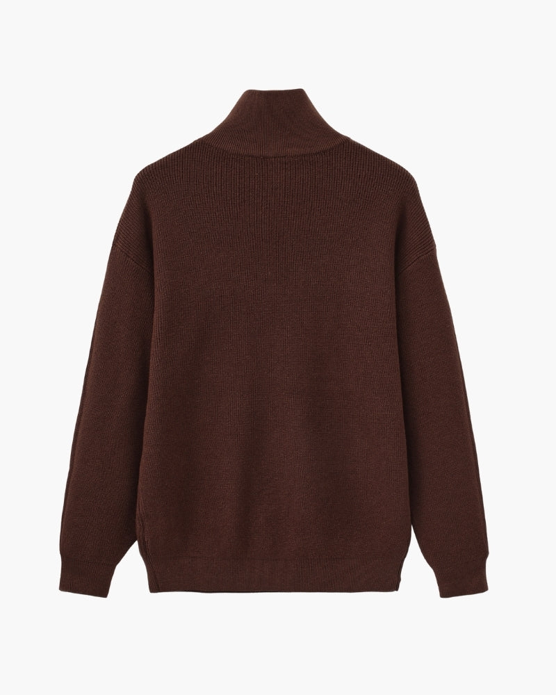 Refined Knit Half-Zip Pullover
