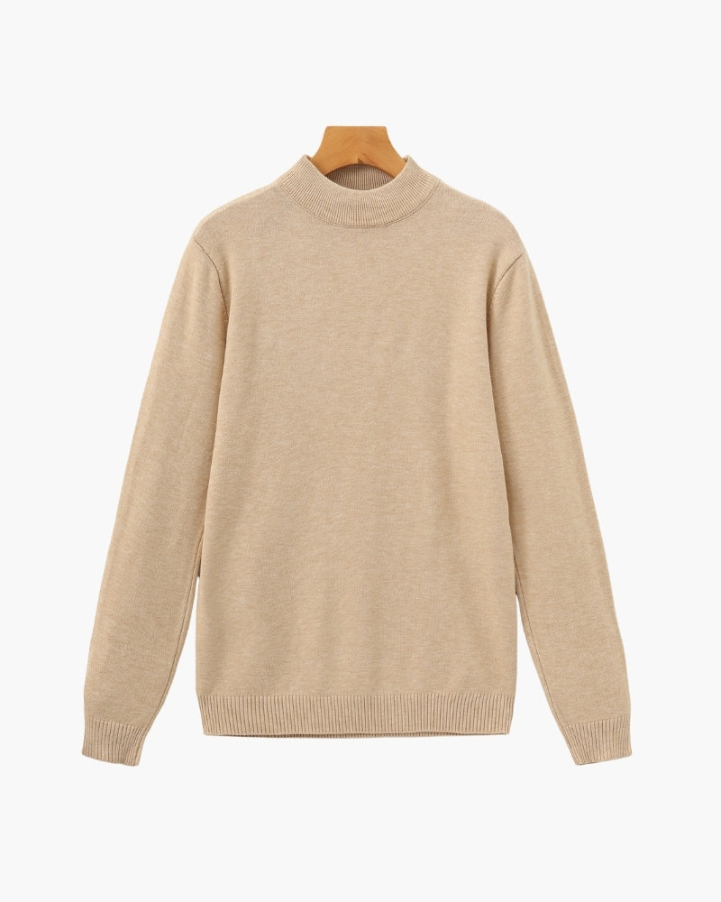 Essential Ribbed High Neck Sweater