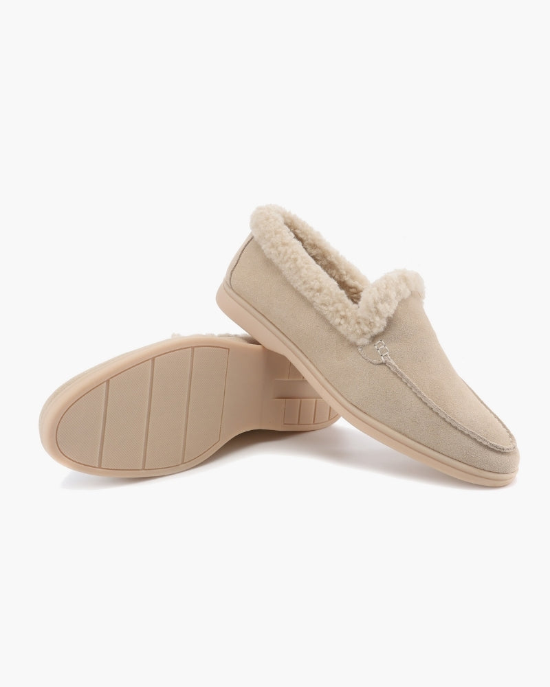 Premium Loafers with Fur Lining