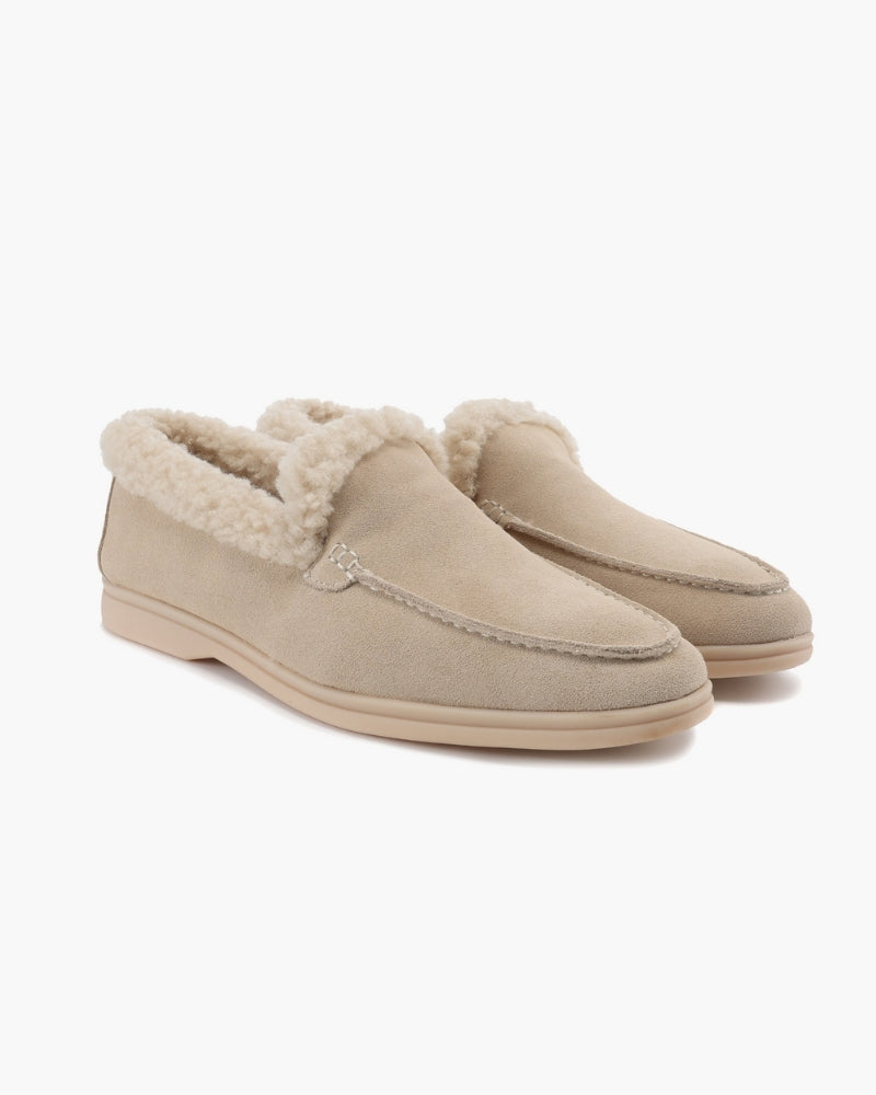 Premium Loafers with Fur Lining