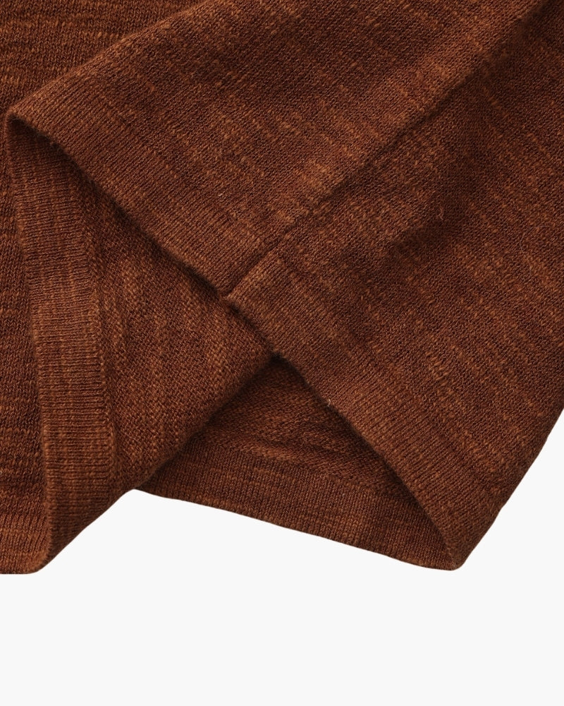 Essential Linen-Cotton Round-Neck Jumper