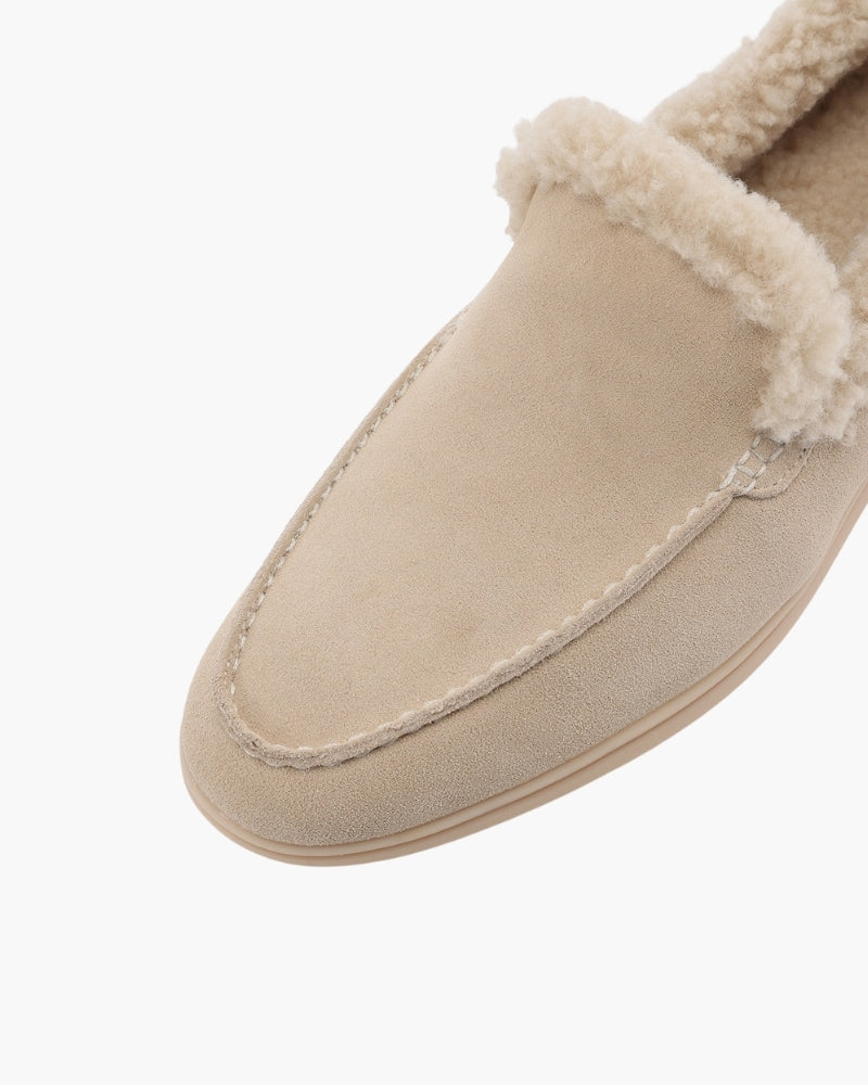Premium Loafers with Fur Lining