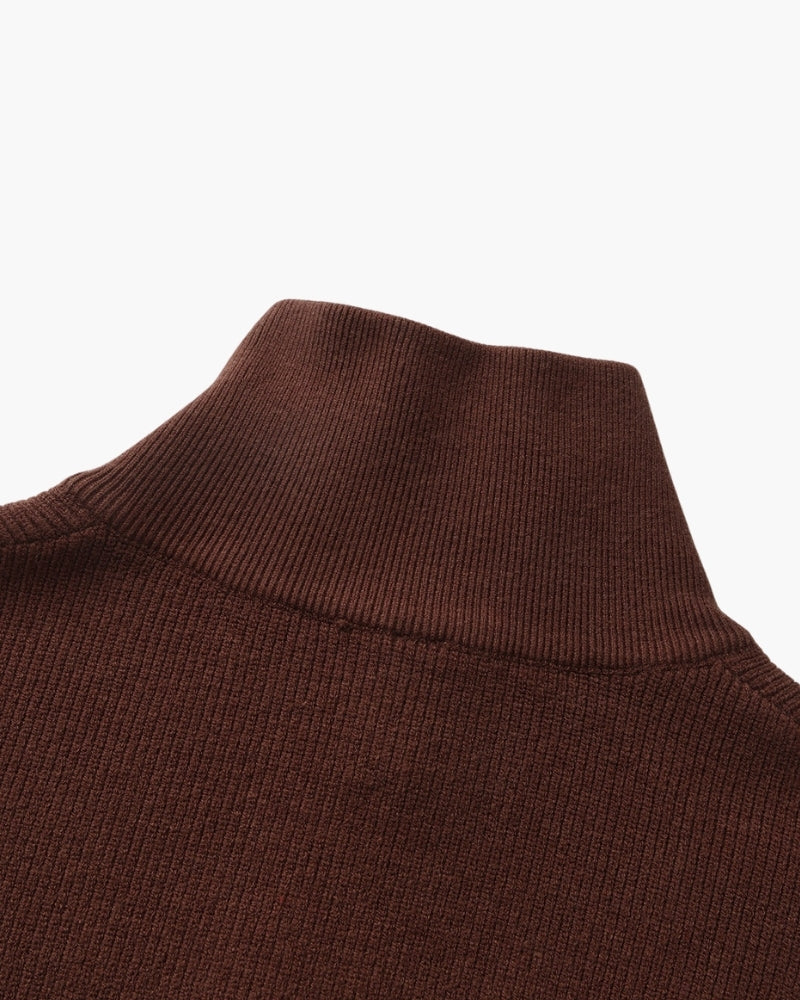 Refined Knit Half-Zip Pullover