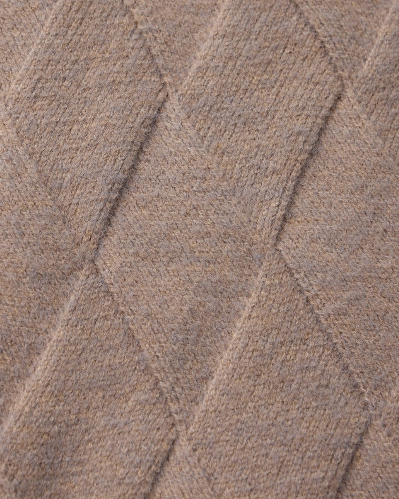 Heritage Diamond Knit Half-Zip Cardigan