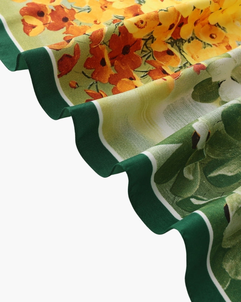Cachecol Jardim Impressionista Old Money