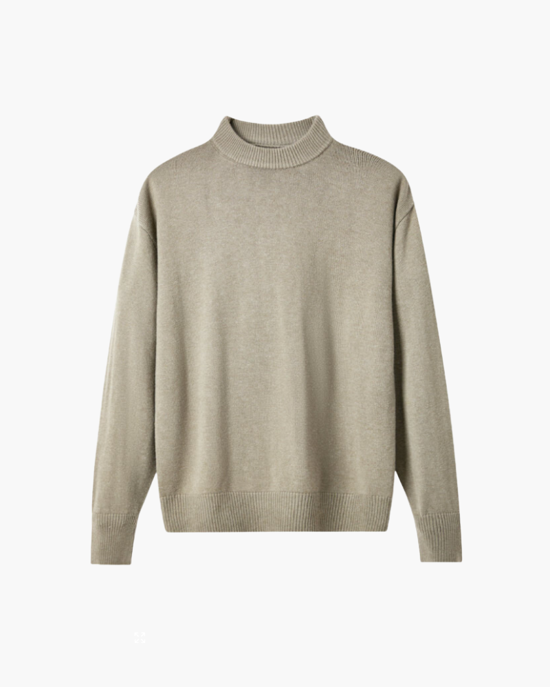 Premium 100% wool turtleneck