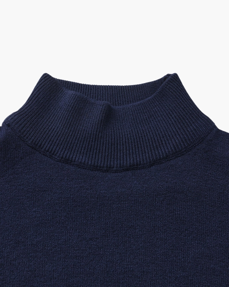 Essential Ribbed High Neck Sweater