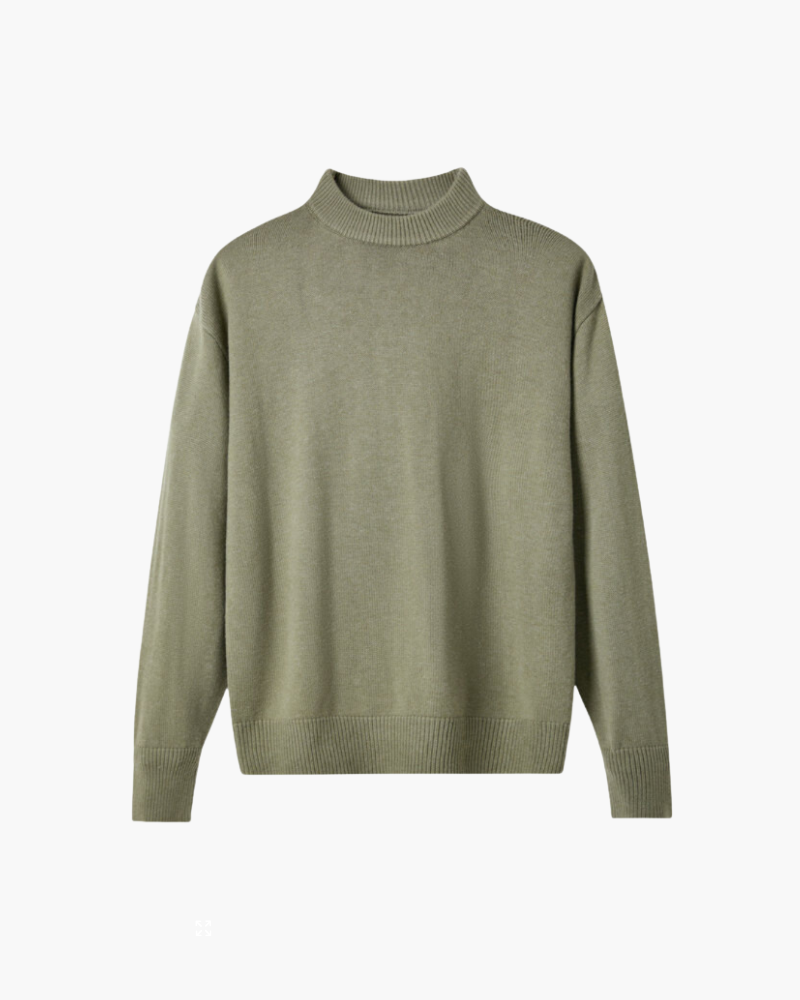 Premium 100% wool turtleneck