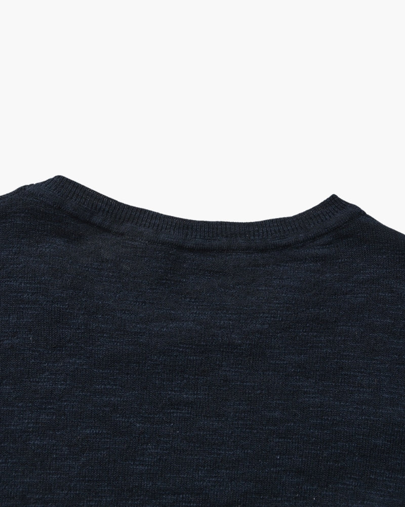 Essential Linen-Cotton Round-Neck Jumper