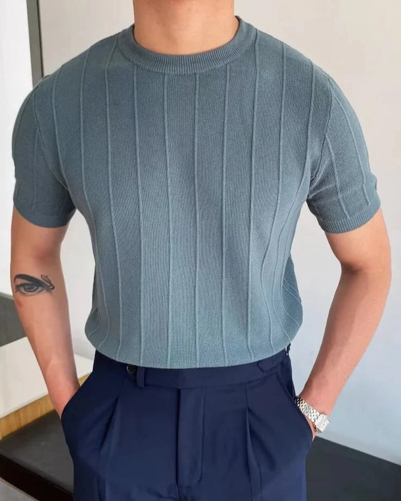 Ribbed Knit Cannes T-shirt