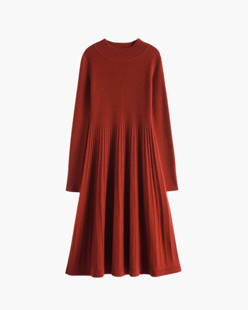 Pure Cashmere A-line Dress