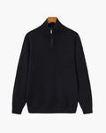 Refined Knit Half-Zip Pullover