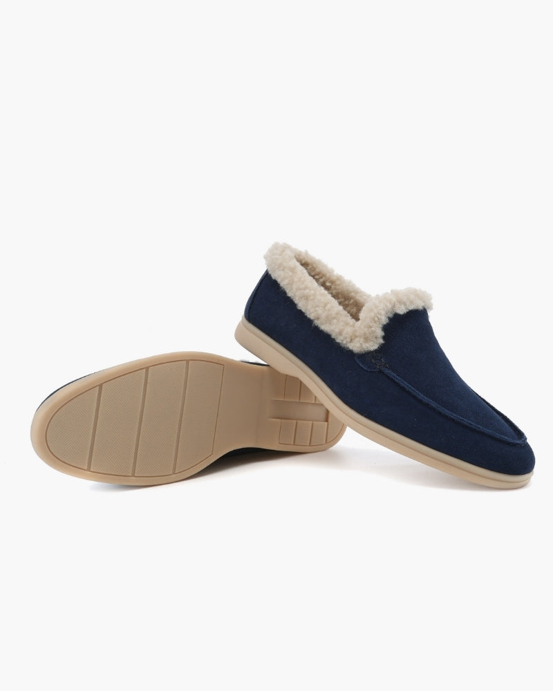 Premium Loafers with Fur Lining
