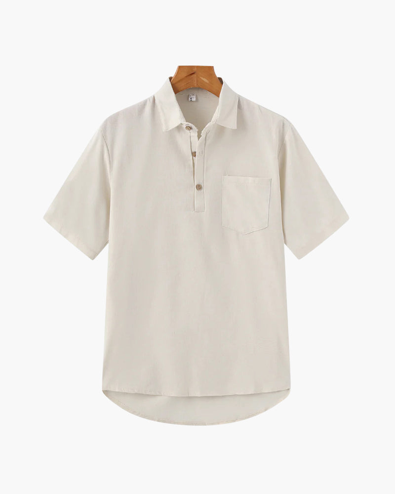 Casablanca — Linen Polo Shirt