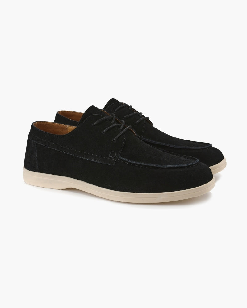 Sapatos de Camurça Premium com Atacadores
