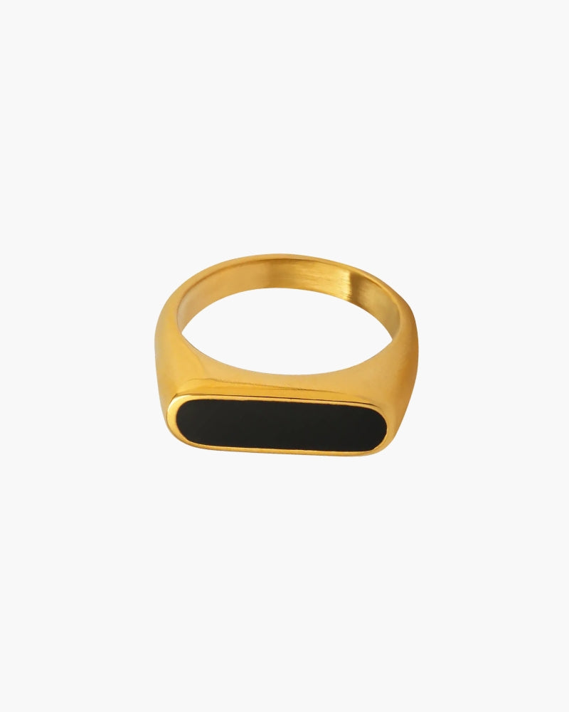 Anel Obsidian Band