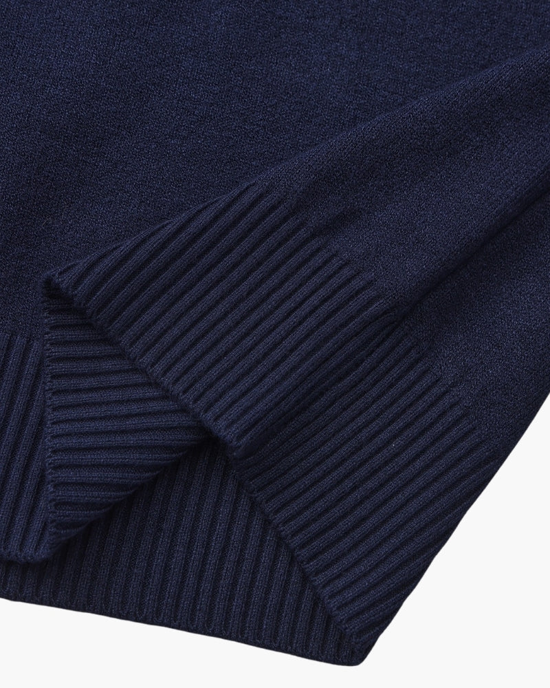 Essential Ribbed High Neck Sweater