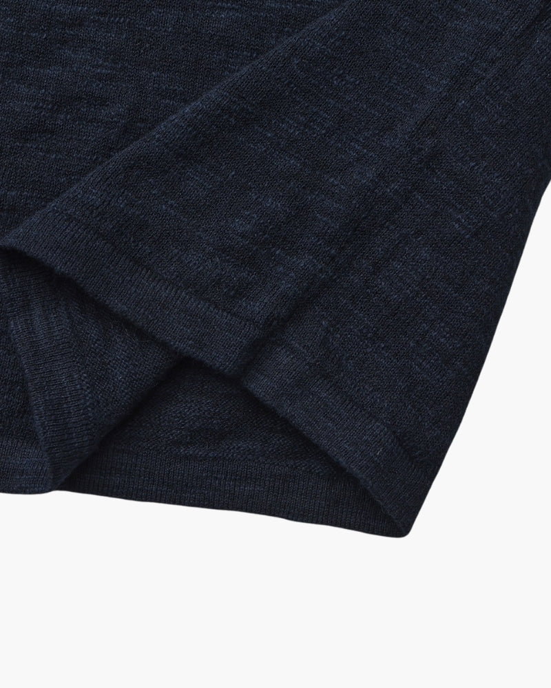 Essential Linen-Cotton Round-Neck Jumper