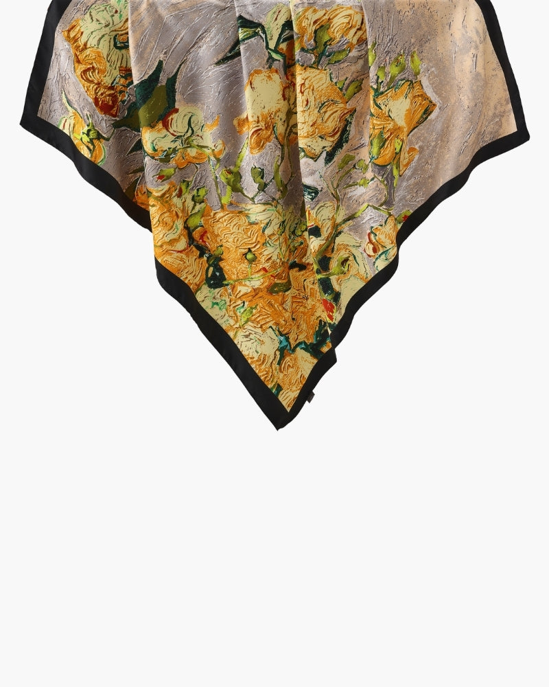 Cachecol Jardim Impressionista Old Money