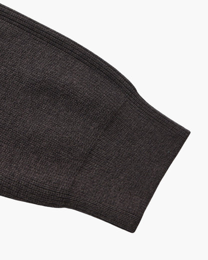 Pullover de Malha Refinado com Meio Fecho