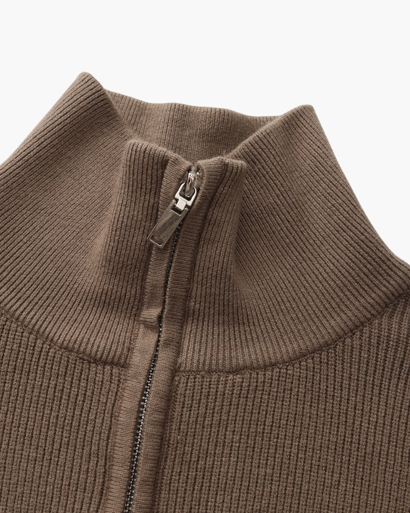 Refined Knit Half-Zip Pullover