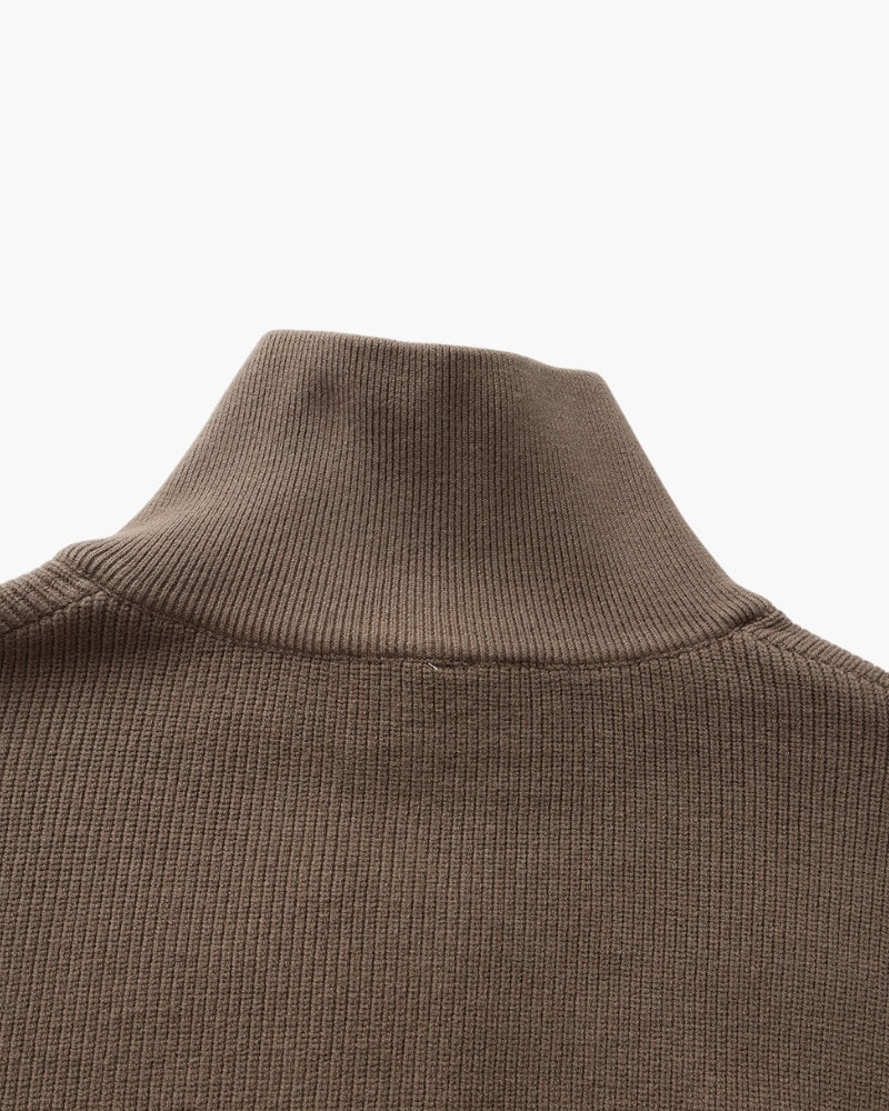 Refined Knit Half-Zip Pullover