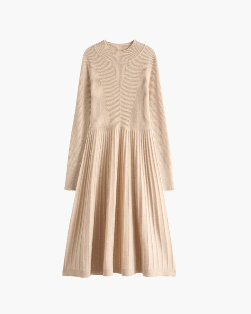 Pure Cashmere A-line Dress