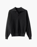 Textured Knit Polo Shirt