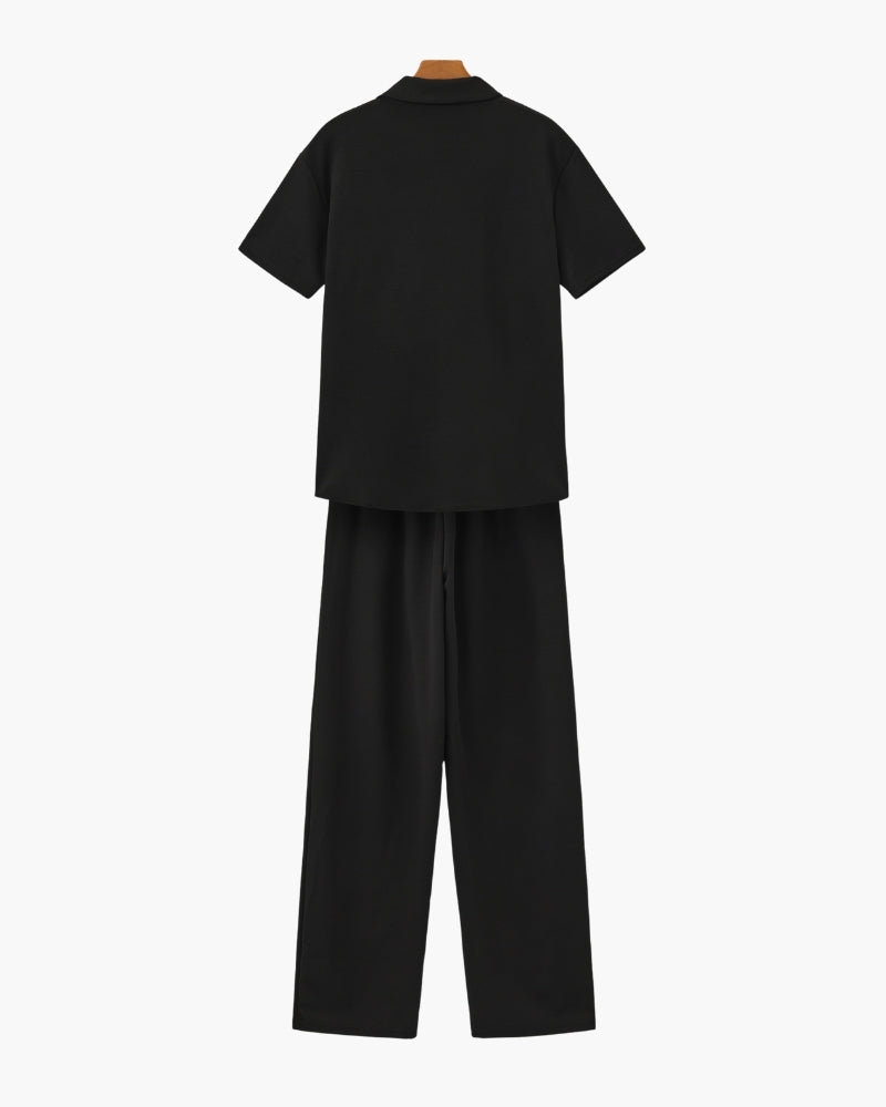Polo Shirt and Trousers Set