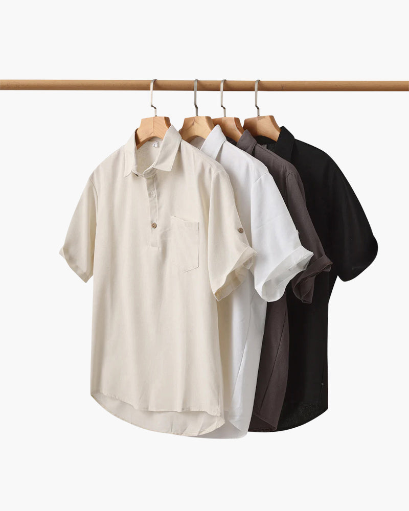 Casablanca — Linen Polo Shirt