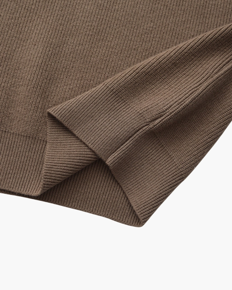 Refined Knit Half-Zip Pullover