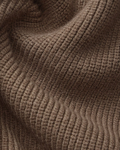Pullover de Malha Refinado com Meio Fecho