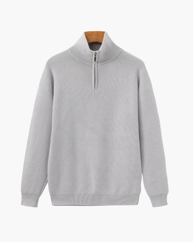 Refined Knit Half-Zip Pullover