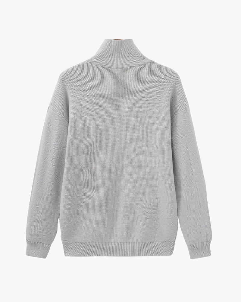 Refined Knit Half-Zip Pullover