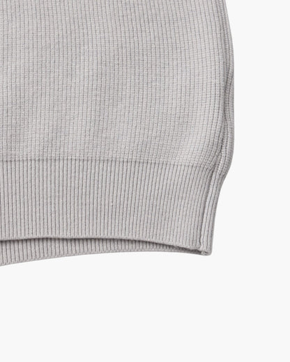 Pullover de Malha Refinado com Meio Fecho