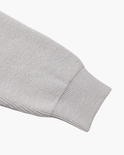 Pullover de Malha Refinado com Meio Fecho