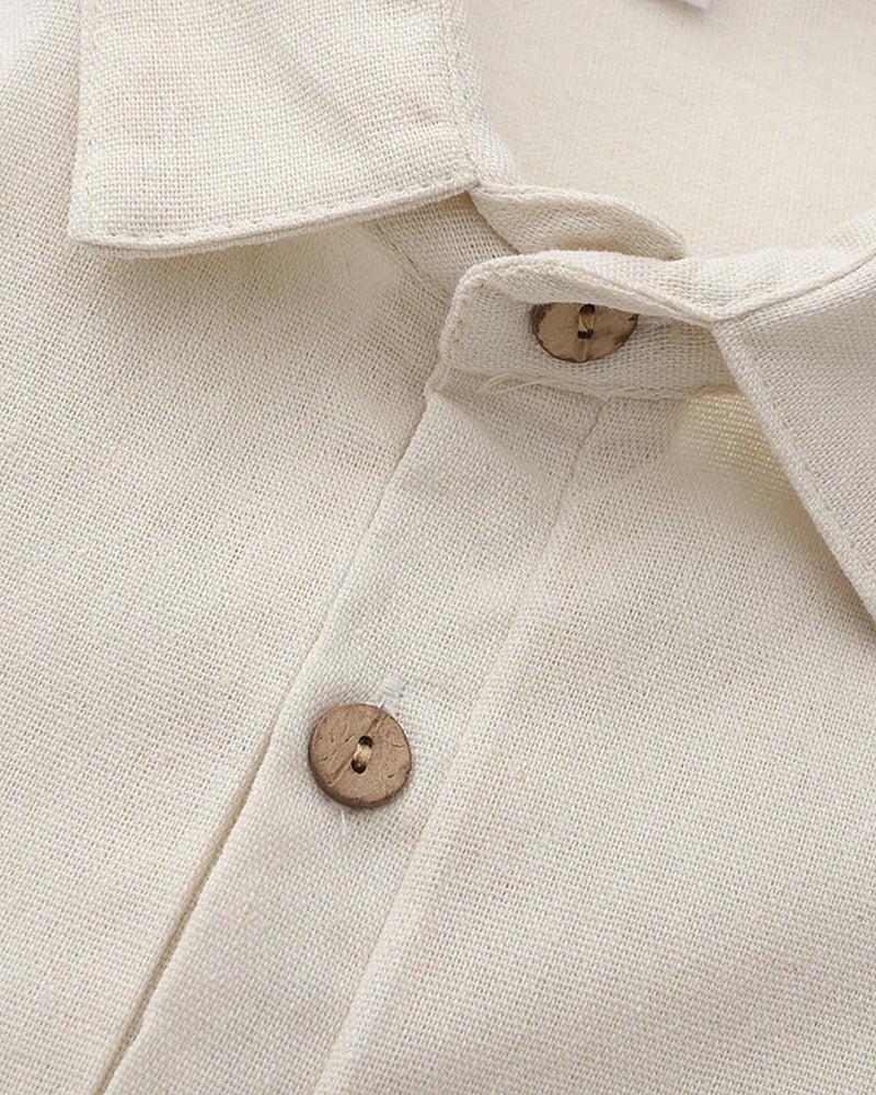 Casablanca — Linen Polo Shirt