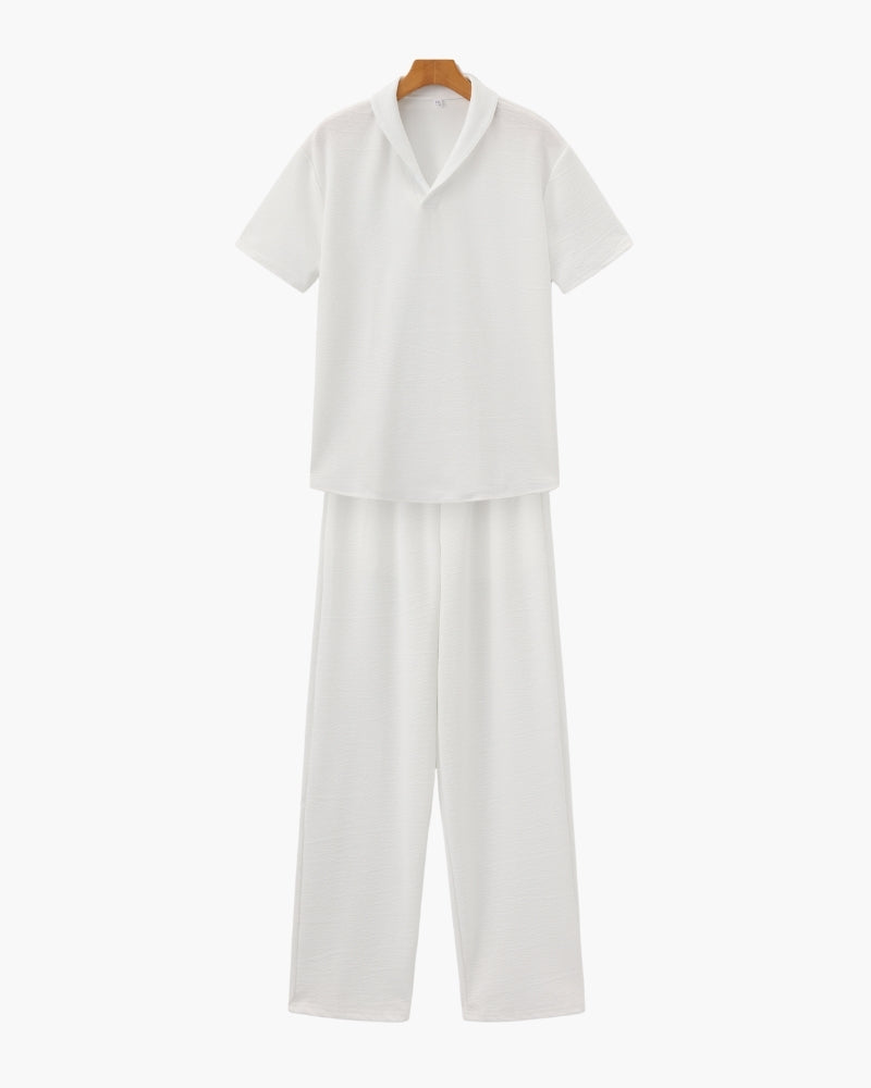 Polo Shirt and Trousers Set