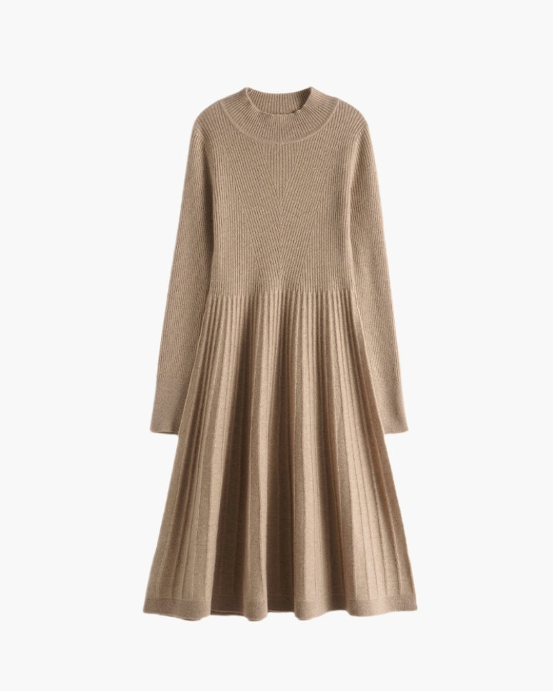 Pure Cashmere A-line Dress