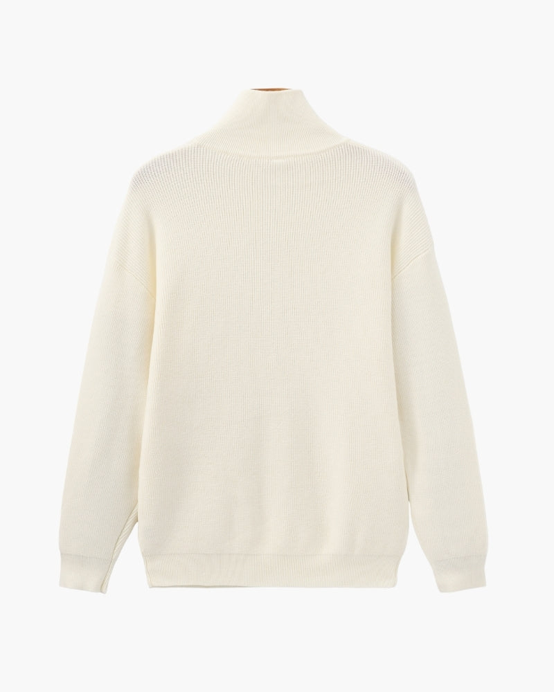 Refined Knit Half-Zip Pullover