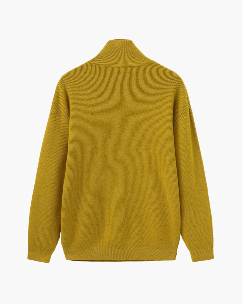 Refined Knit Half-Zip Pullover