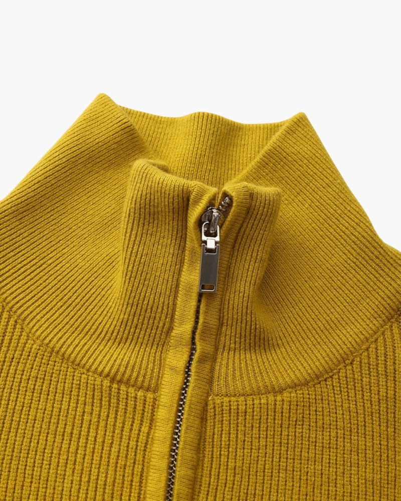 Refined Knit Half-Zip Pullover