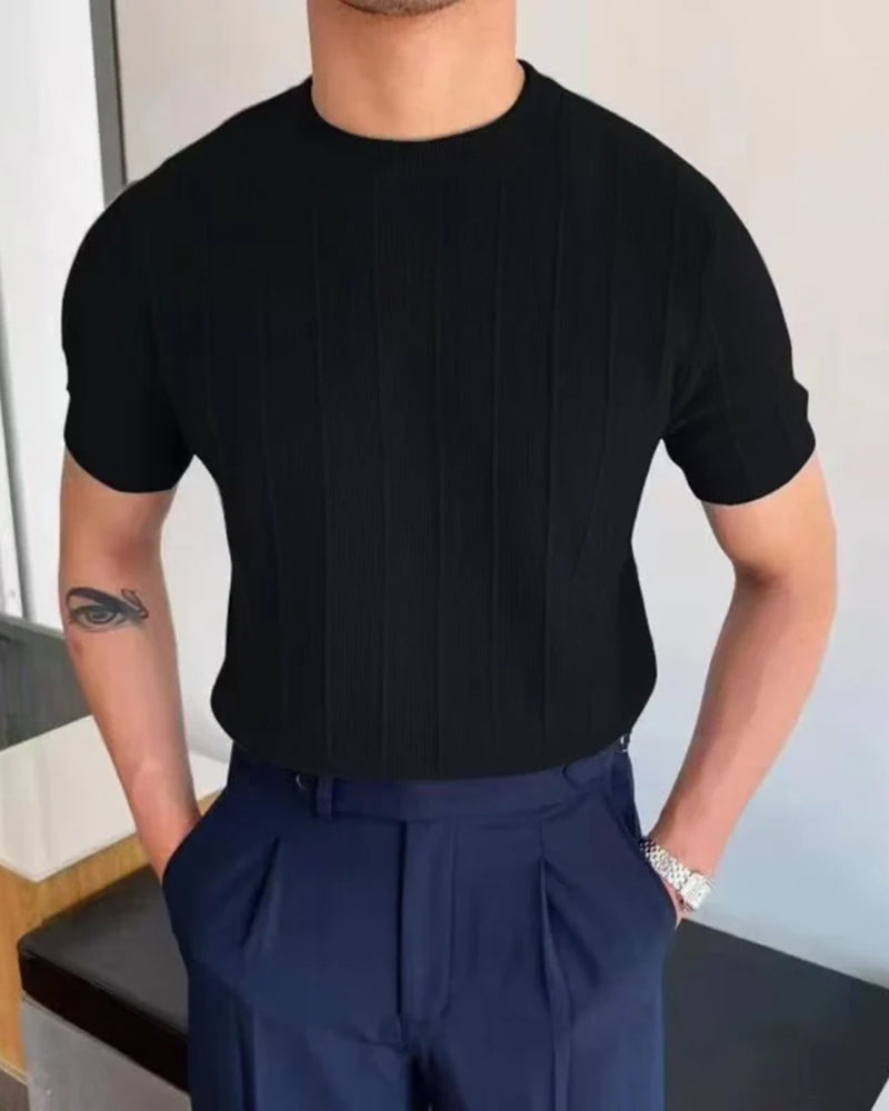 Ribbed Knit Cannes T-shirt