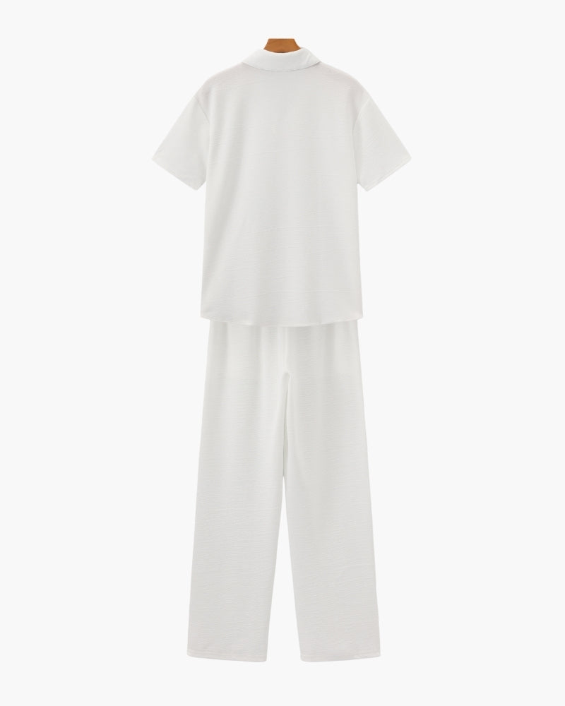 Polo Shirt and Trousers Set