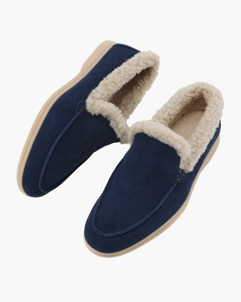 Premium Loafers with Fur Lining